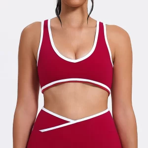 New Sports Bra For Women Gym Sexy Crop Top Bra Women Underwear Soft Comfort Tube Tops Color Blocked Female Brassiere Sportswear